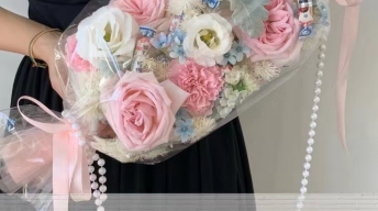 大白兔糖果花束