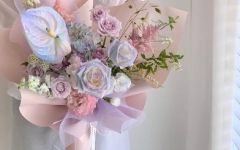 花束包装纸的不同折叠方法