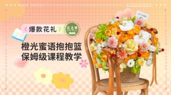 橙光蜜语法式抱抱篮