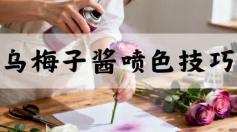 乌梅子酱喷色技巧
