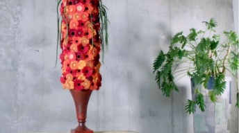 大型扶郎花圆柱形花艺