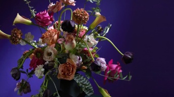 绚丽多彩的插花设计