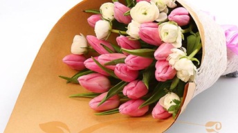 郁金香花束包装