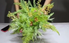 简约清新花泥插花