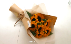 毕业季向日葵花束