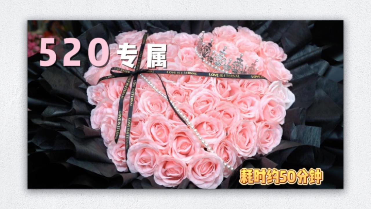 【粉色玫瑰】520热门中型花束