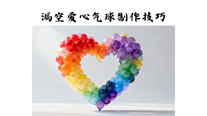 漏空爱心气球制作技巧