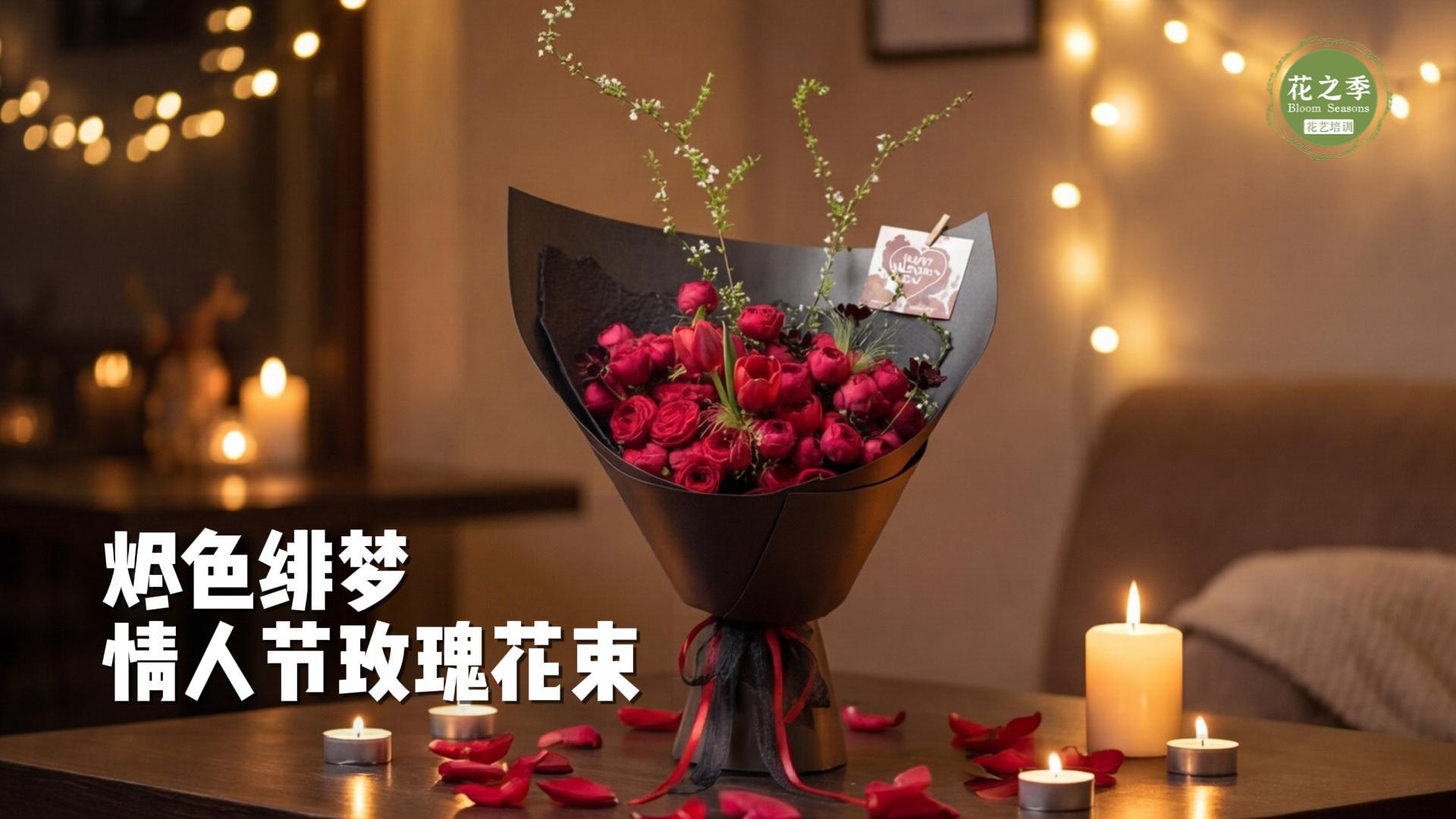（五）节日接单神器，红蕾丝玫瑰花束